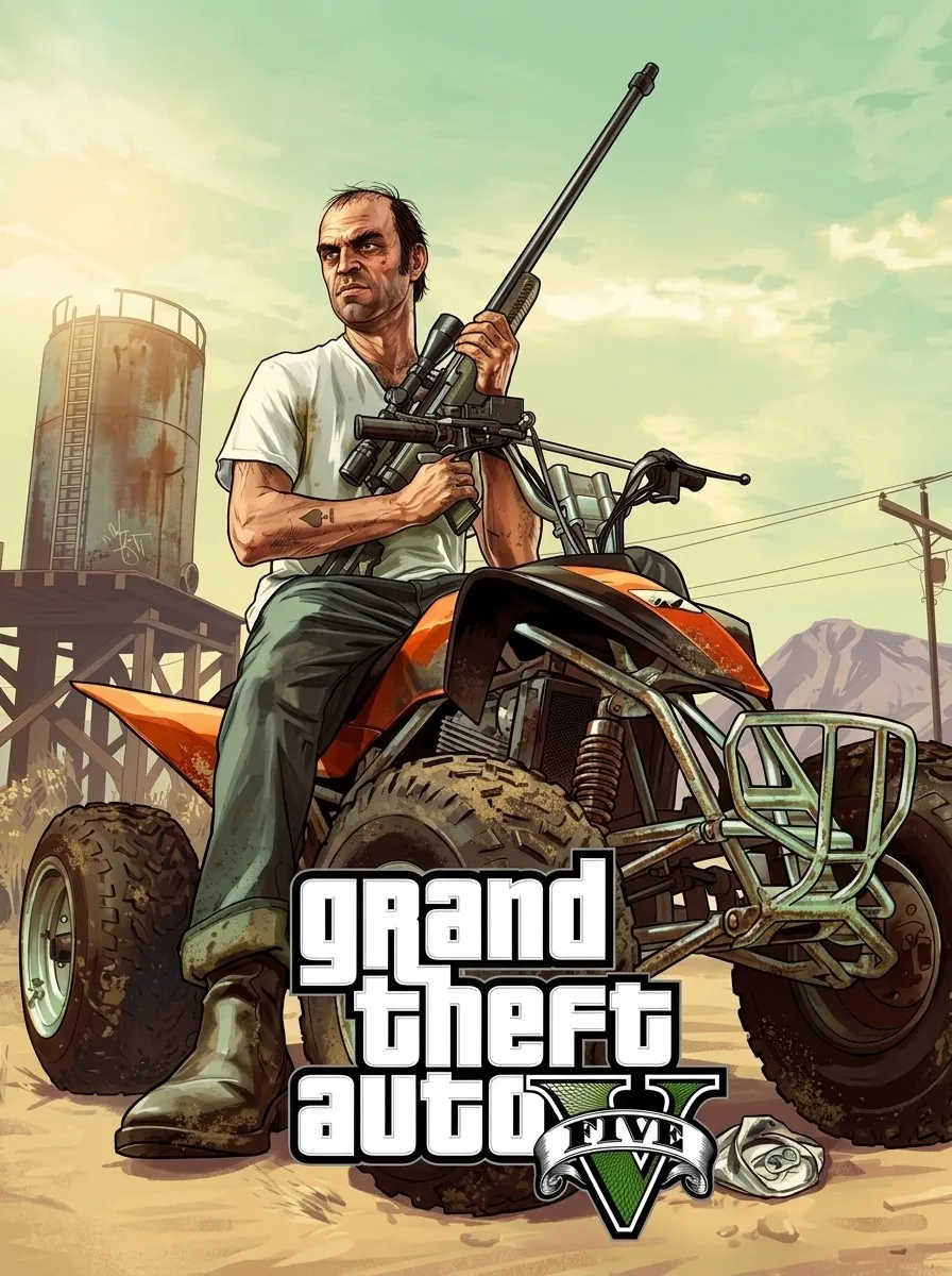 Grand Theft Auto V cover art