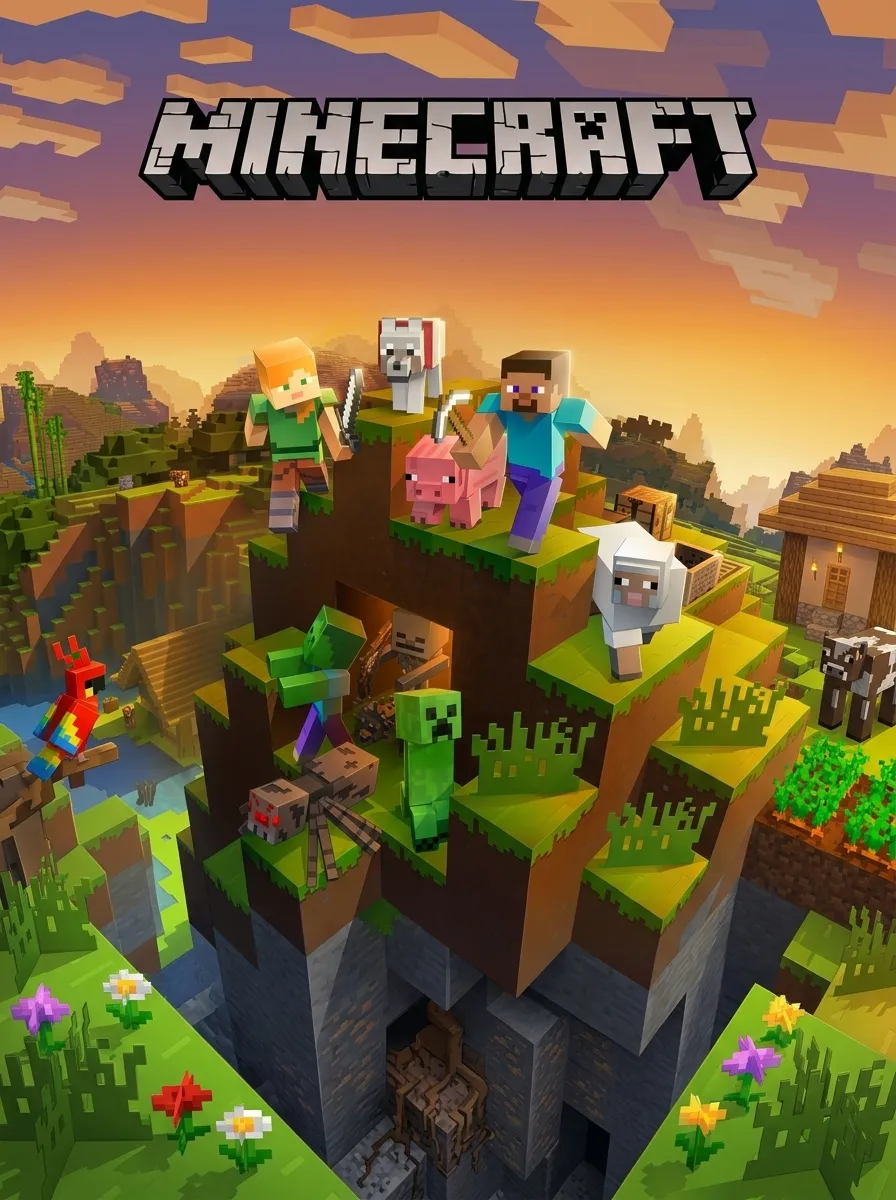 Minecraft cover art